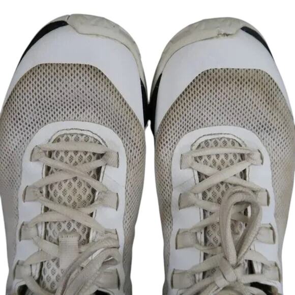 Under Armour Shoes Womens 8 Athletic Trainers Basketball Sports Active White Mid - Picture 12 of 14